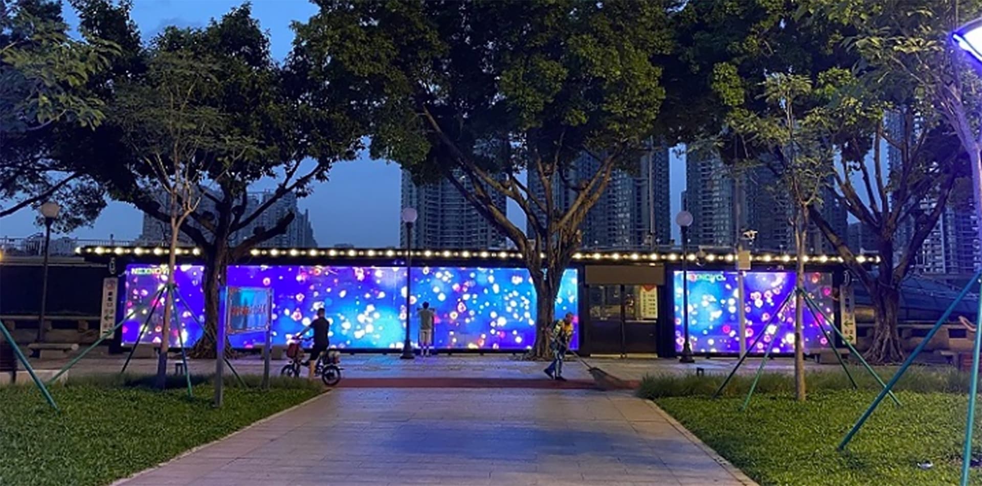 LED玻璃屏闪耀百年大沙头码头