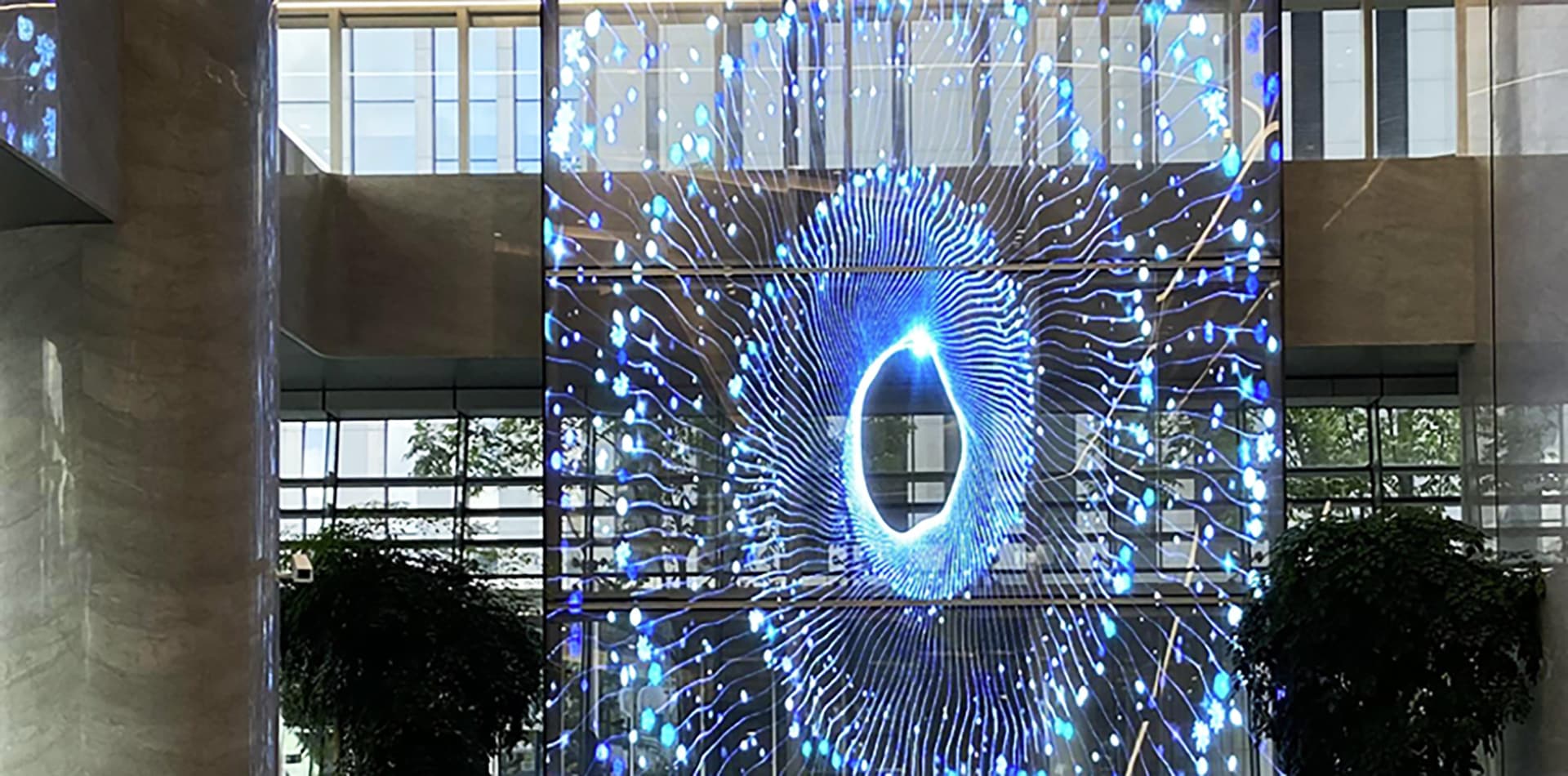 Hangrong Building is a subsidiary of China Aviation Industry Group's LED glass screen