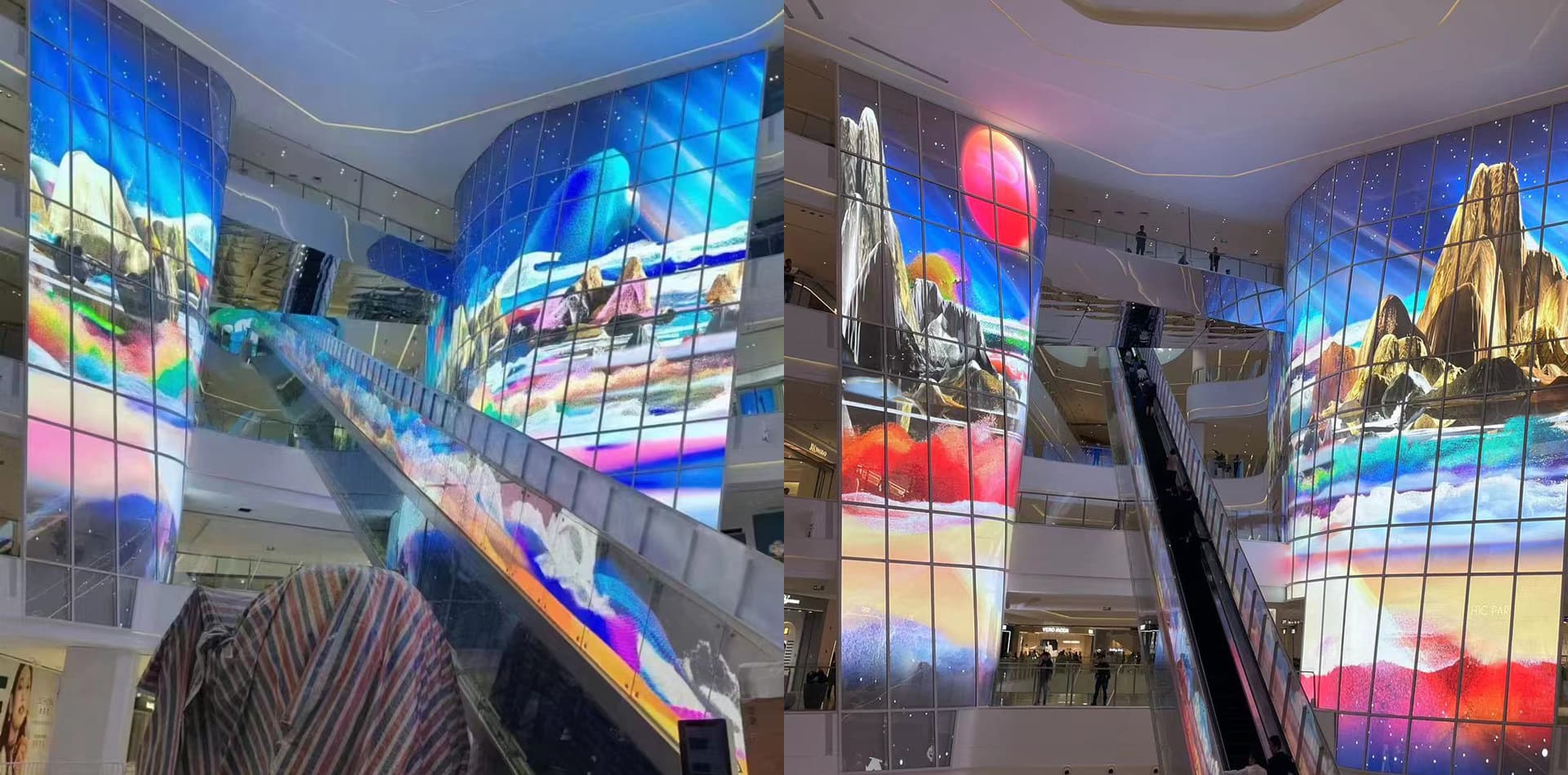 Beijing Wukesong Wanda Plaza Indoor LED Film Screen Project