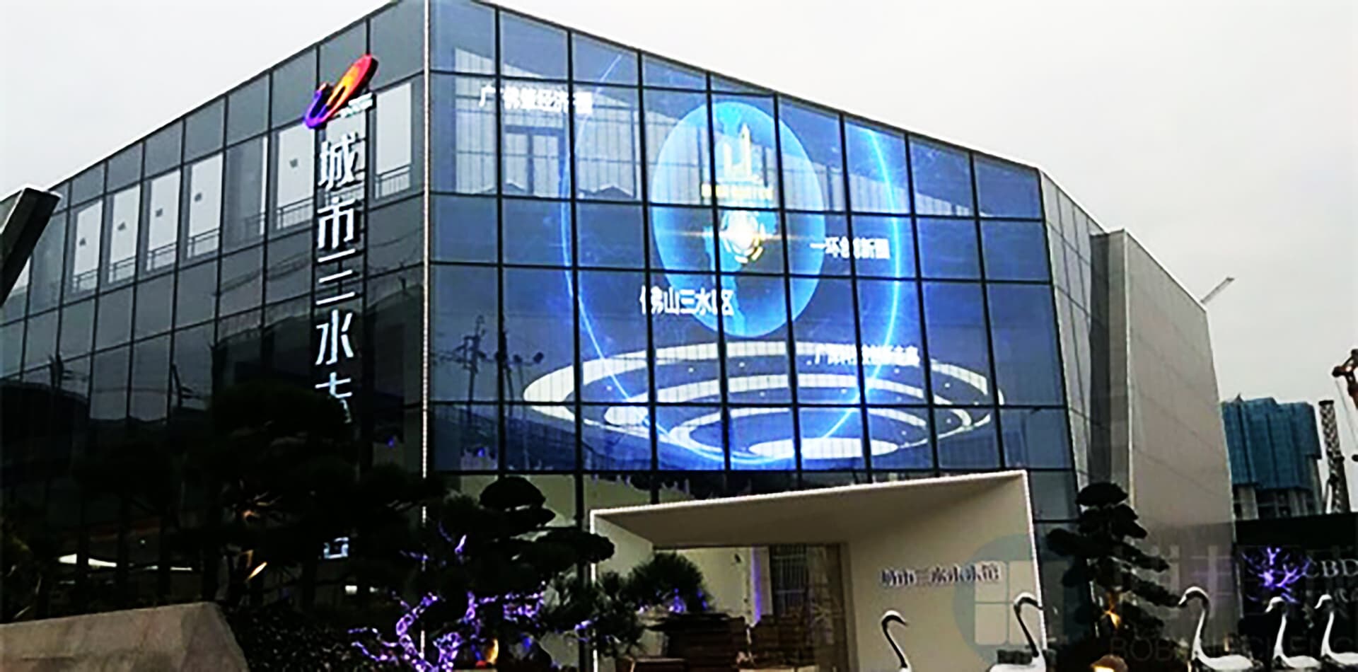 Foshan Country Garden Future Pavilion Transparent LED Display Screen