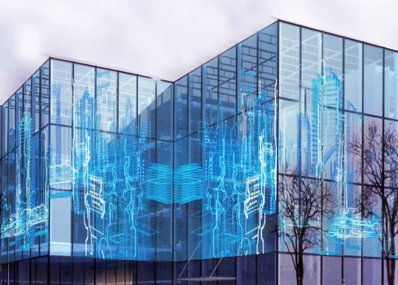 与建筑融为一体