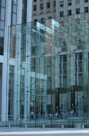Full glass curtain wall